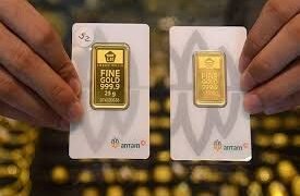 Anjlok! Harga Emas Batangan Turun Rp.20.000 Hari Ini